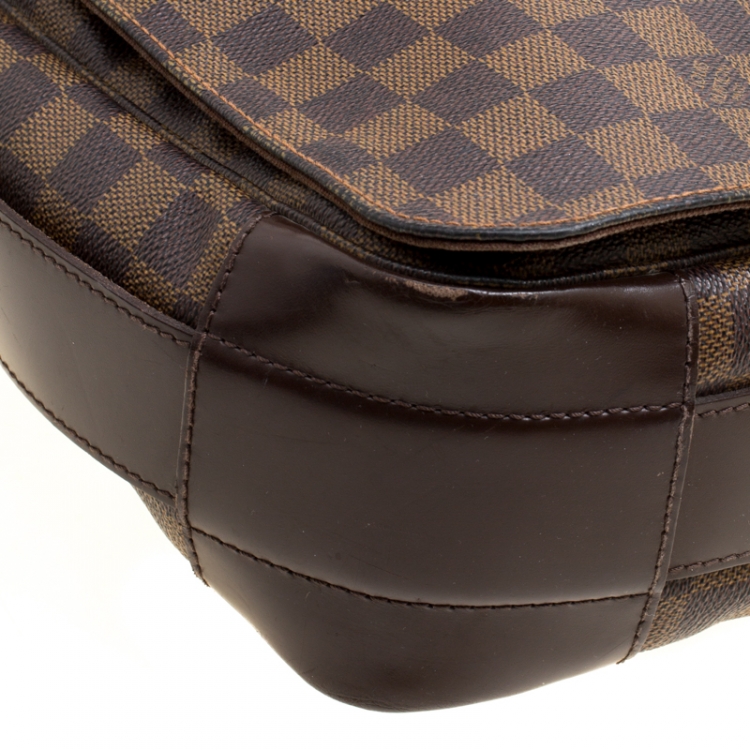 Pre Owned Louis Vuitton Damier Ebene Canvas Bastille Bag