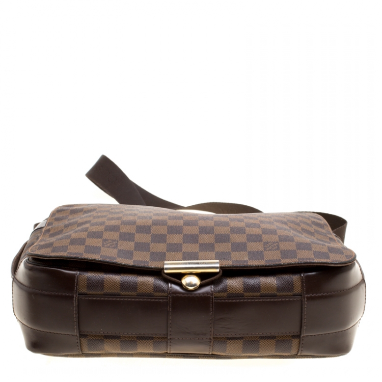 Pre Owned Louis Vuitton Damier Ebene Canvas Bastille Bag