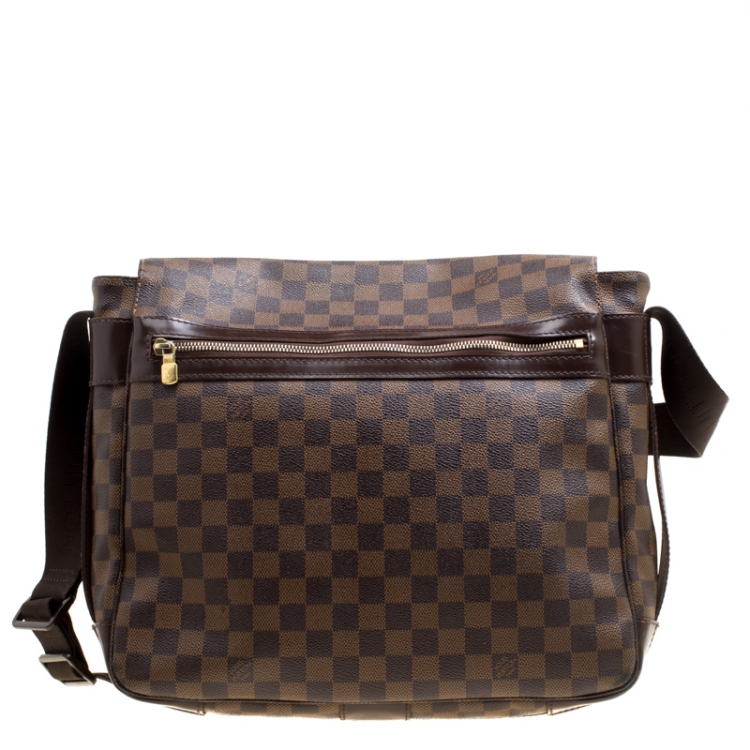 Pre Owned Louis Vuitton Damier Ebene Canvas Bastille Bag