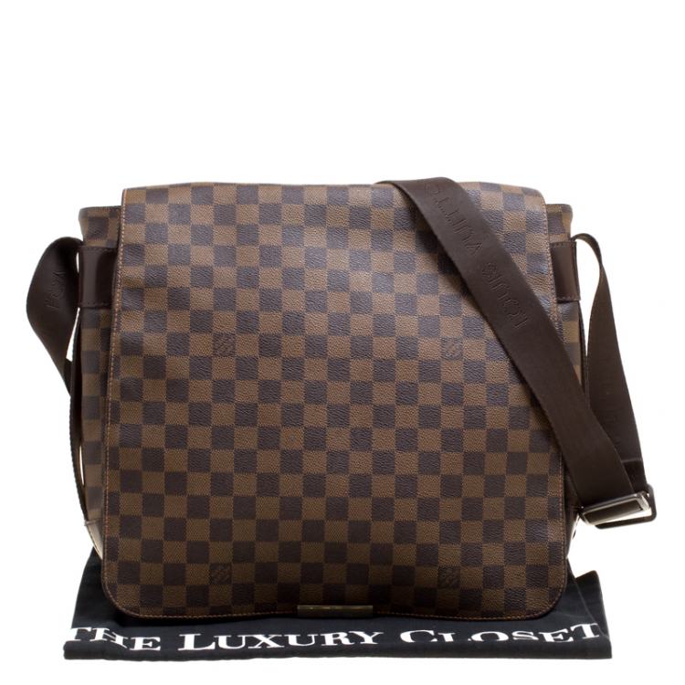 Pre Owned Louis Vuitton Damier Ebene Canvas Bastille Bag