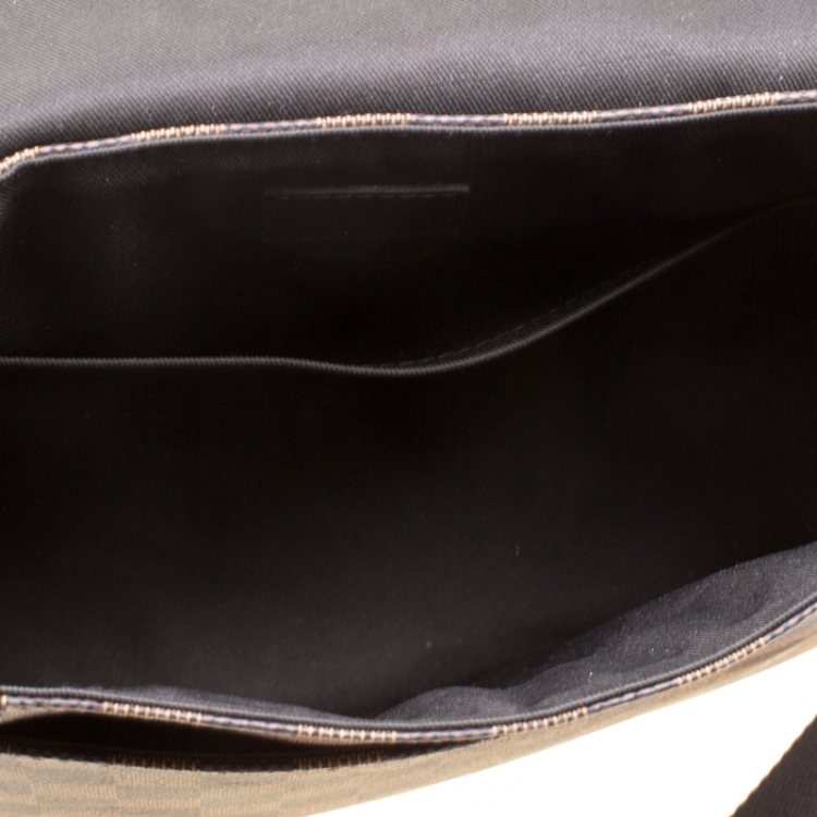 Pre Owned Louis Vuitton Damier Ebene Canvas District PM Bag