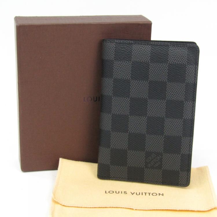 Pre Owned Louis Vuitton Damier Graphite Canvas Wallet