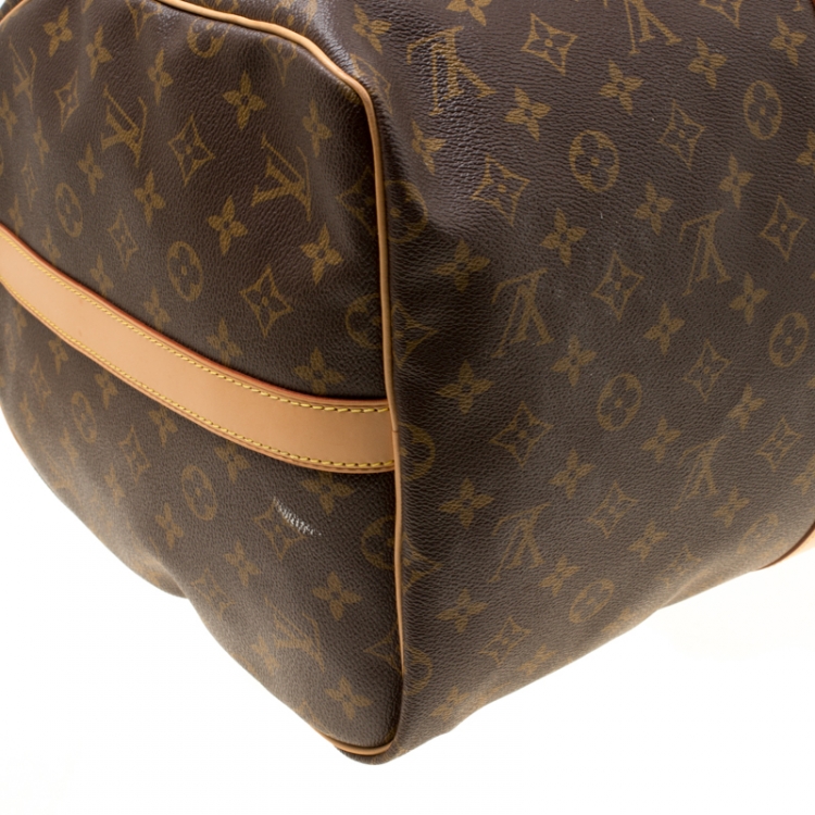 Pre Owned Louis Vuitton Monogram Canvas Keepall Bandouliere 55 Bag