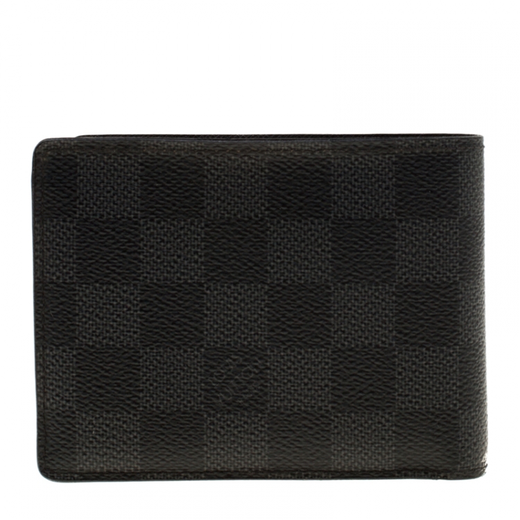 Pre Owned Louis Vuitton Damier Graphite Canvas Bifold Wallet