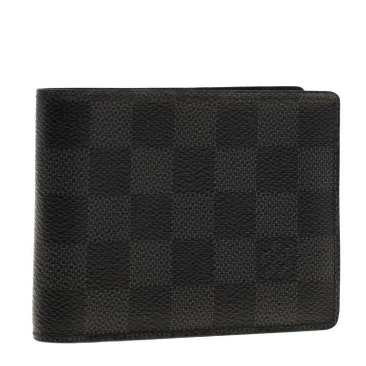 Pre Owned Louis Vuitton Damier Graphite Canvas Bifold Wallet