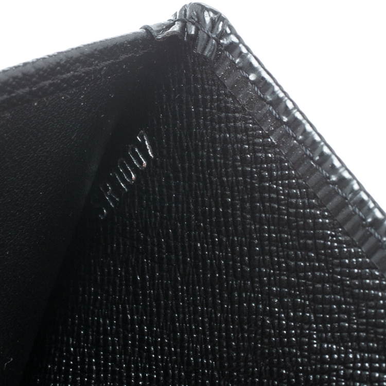 Pre Owned Louis Vuitton Black Epi Leather Koala Wallet