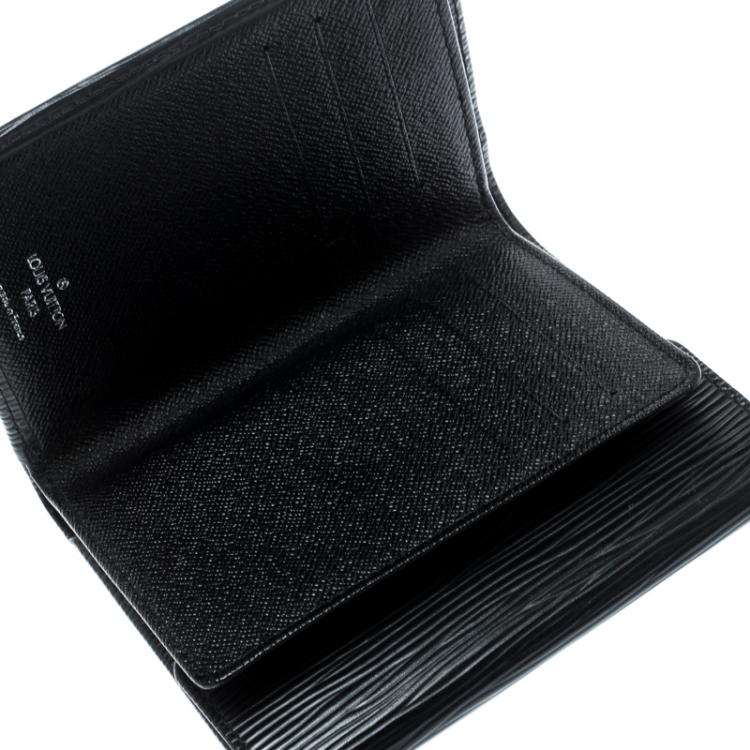 Louis Vuitton Wallet (Mens Preowned Embossed Monogram LV Logo Black Wallet)