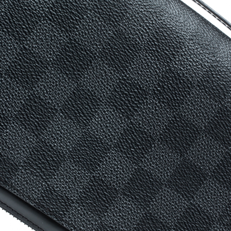 Pre Owned Louis Vuitton Damier Graphite Canvas Zippy XL Wallet
