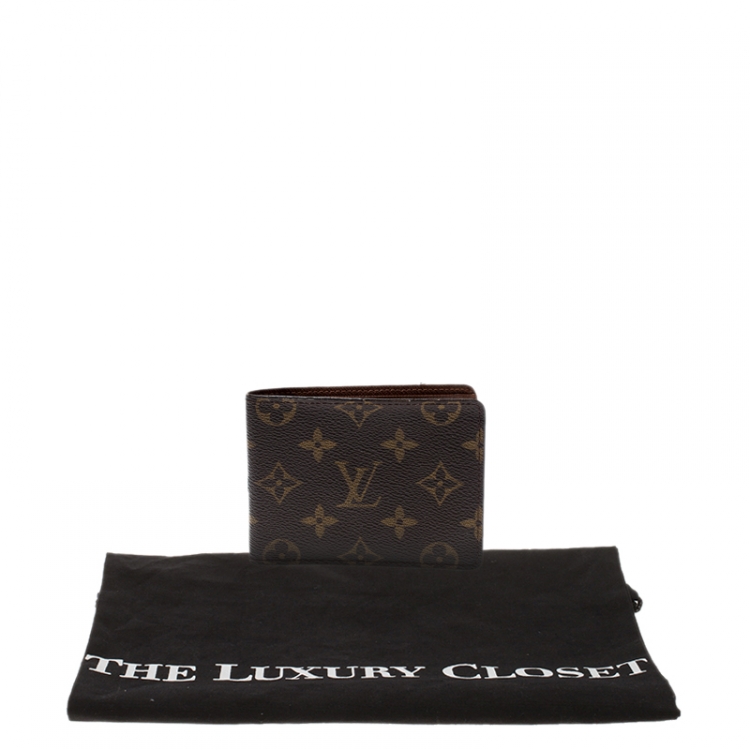 Pre Owned Louis Vuitton Monogram Canvas Multiple Wallet