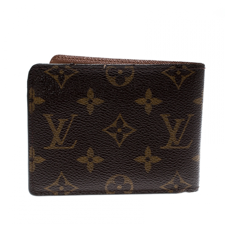 Pre Owned Louis Vuitton Monogram Canvas Multiple Wallet