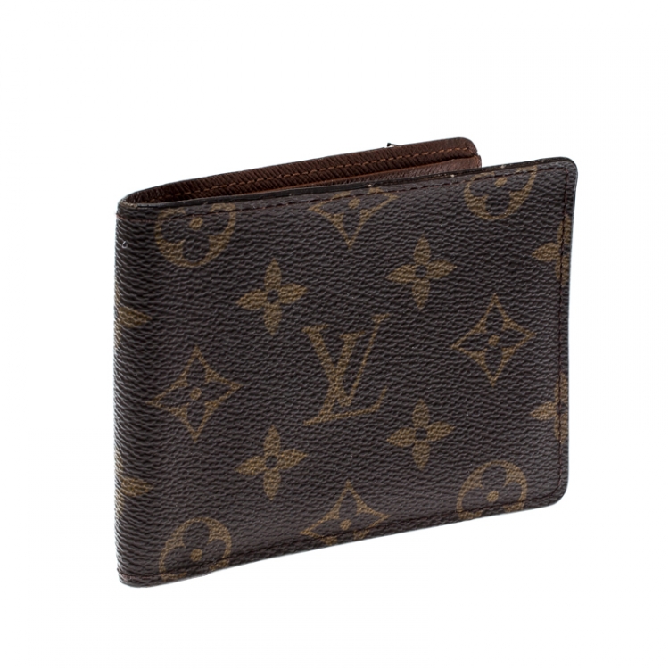 Pre Owned Louis Vuitton Monogram Canvas Multiple Wallet