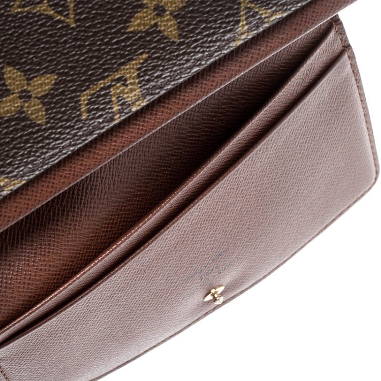 Pre Owned Louis Vuitton Monogram Canvas Tresor Wallet