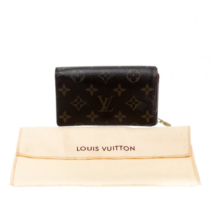 Pre Owned Louis Vuitton Monogram Canvas Tresor Wallet