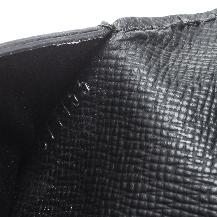Pre Owned Louis Vuitton Black Epi Leather Pocket Organizer 