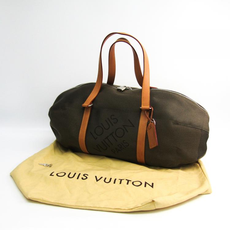 Pre Owned Louis Vuitton Earth Damier Geant Attaquant Duffel Bag