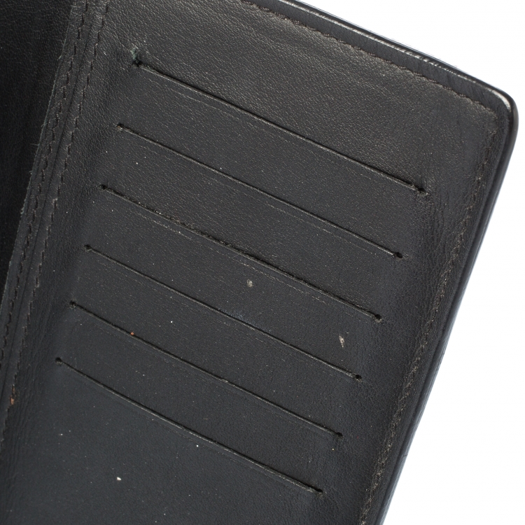 Pre Owned Louis Vuitton Onyx Damier Infini Leather Brazza Wallet