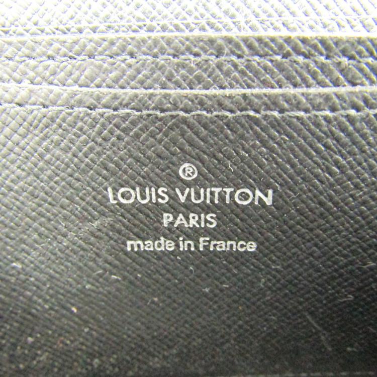 Pre Owned Louis Vuitton Damier Graphite Canvas Vertical Zippy Coin Purse 