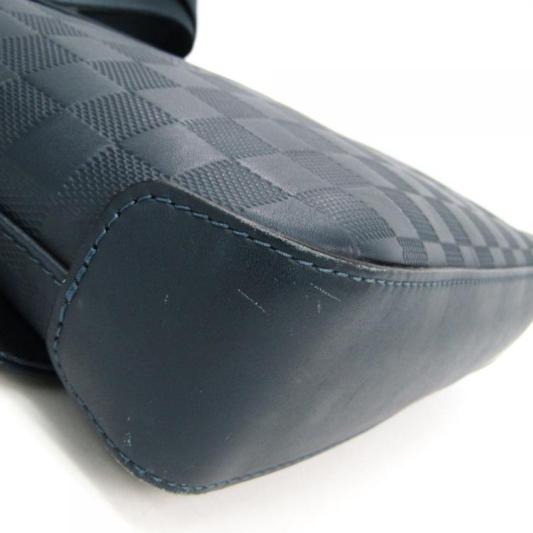 Pre Owned Louis Vuitton Damier Infini Leather District PM Bag 