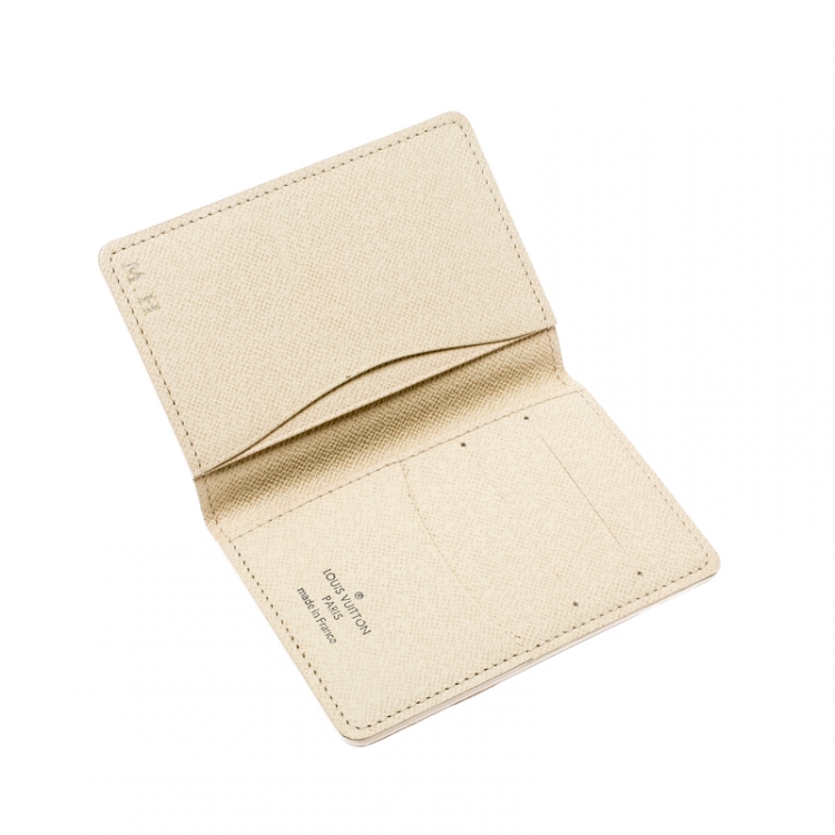 Pre Owned Louis Vuitton Damiere Azur Canvas Pocket Organizer