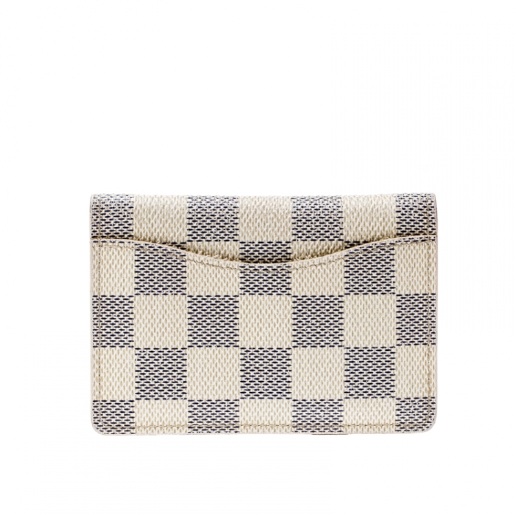 Pre Owned Louis Vuitton Damiere Azur Canvas Pocket Organizer