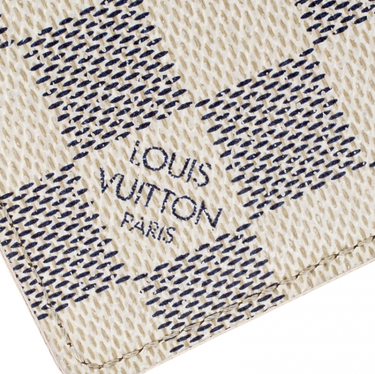 Pre Owned Louis Vuitton Damiere Azur Canvas Pocket Organizer
