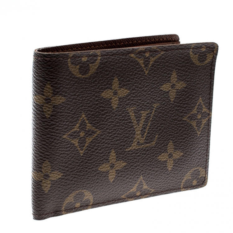 Pre Owned Louis Vuitton Monogram Canvas Bifold Wallet