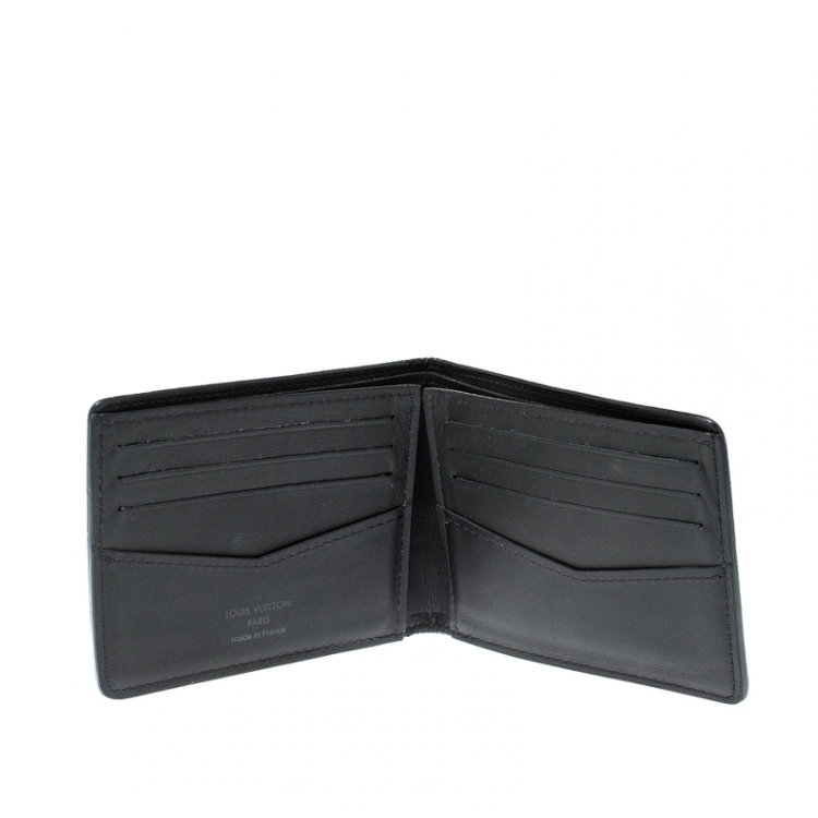 Louis Vuitton Black Damier Infini Leather Multiple Wallet Louis