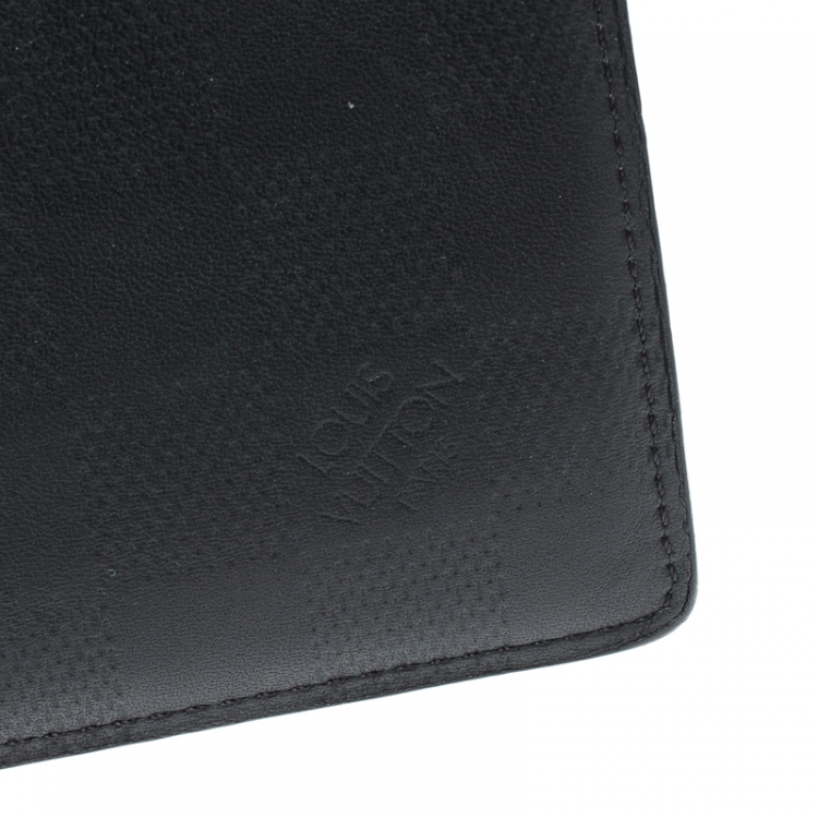 Pre Owned Louis Vuitton Black Damier Infini Leather Multiple Wallet