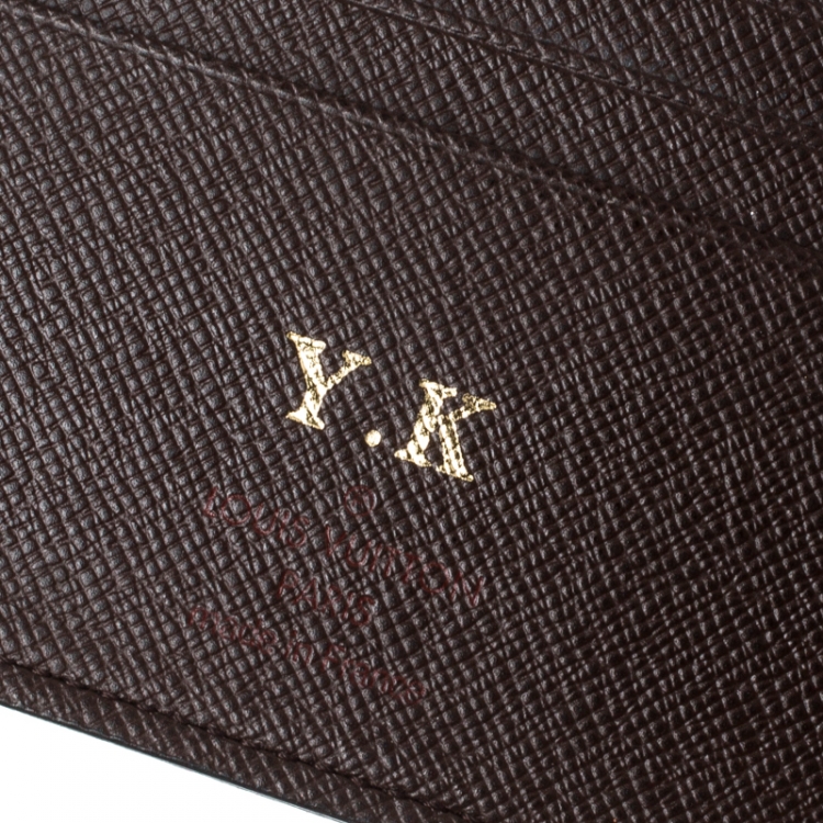 Pre Owned Louis Vuitton Damier Ebene Canvas Florin Wallet