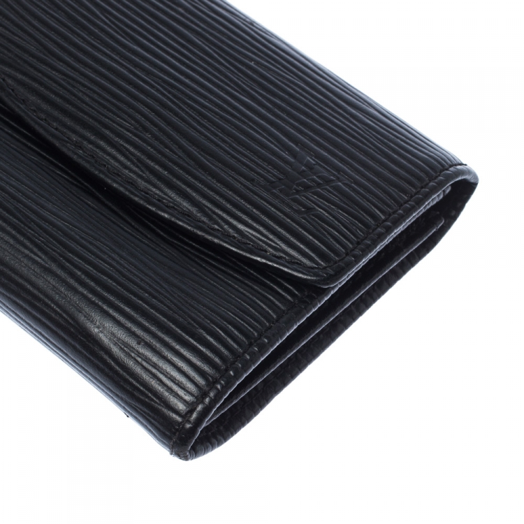 مملوكة مسبقًا Louis Vuitton Black Epi Leather Business Card Holder