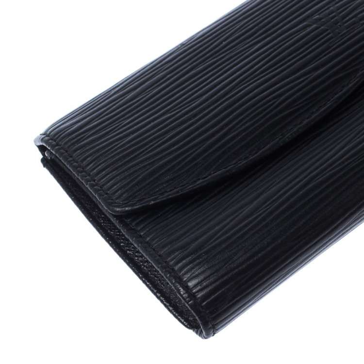 مملوكة مسبقًا Louis Vuitton Black Epi Leather Business Card Holder