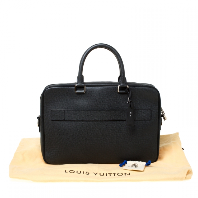 Pre Owned Louis Vuitton Black Epi Leather Documents Voyage Bag