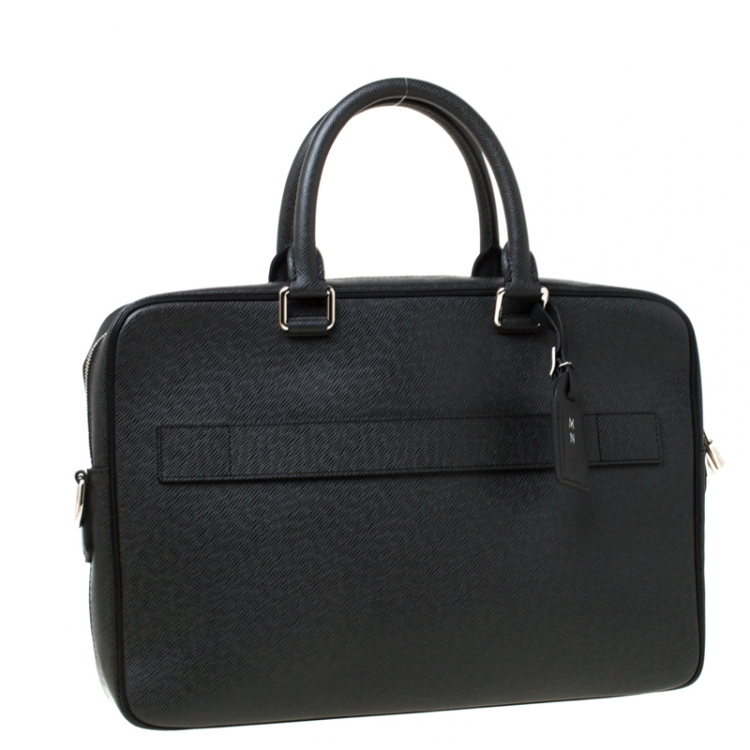 Pre Owned Louis Vuitton Black Epi Leather Documents Voyage Bag