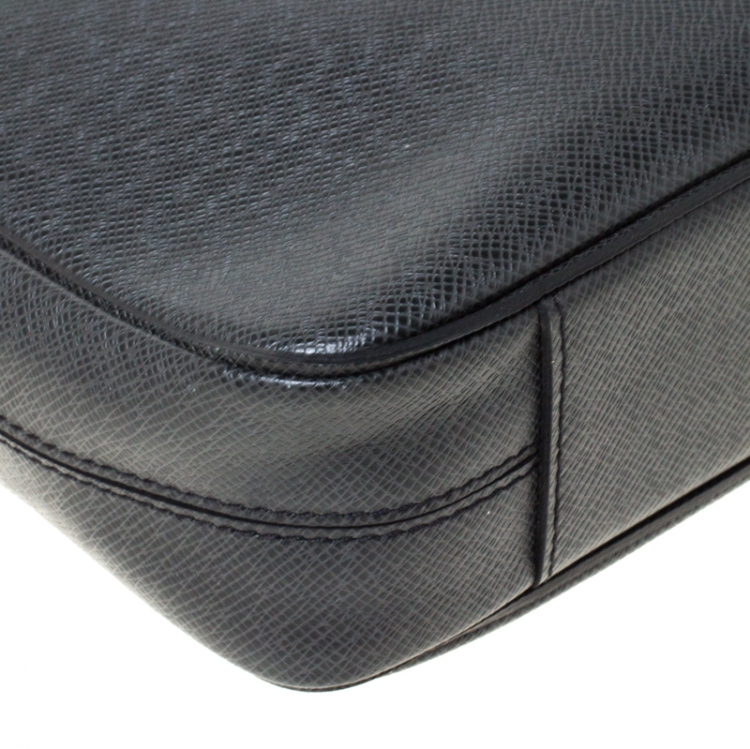 Pre Owned Louis Vuitton Black Epi Leather Documents Voyage Bag