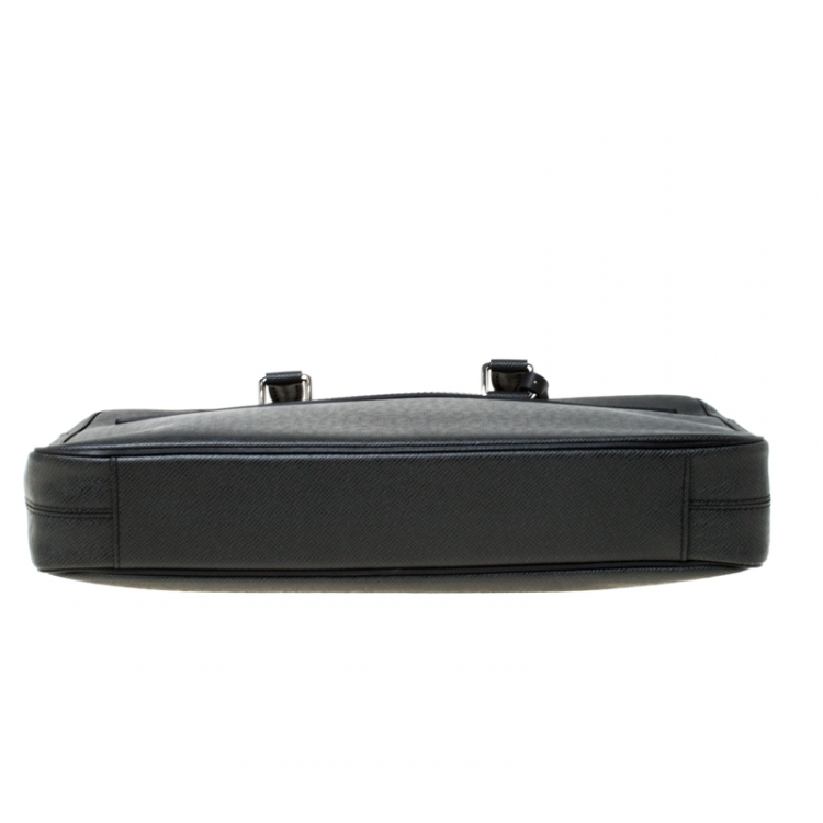 Pre Owned Louis Vuitton Black Epi Leather Documents Voyage Bag