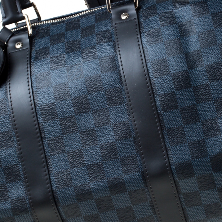 Pre Owned Louis Vuitton Damier Graphite Canvas Keepall Bandouliere 45