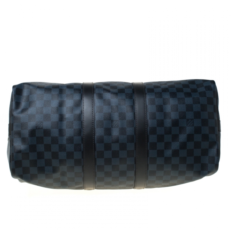 Pre Owned Louis Vuitton Damier Graphite Canvas Keepall Bandouliere 45