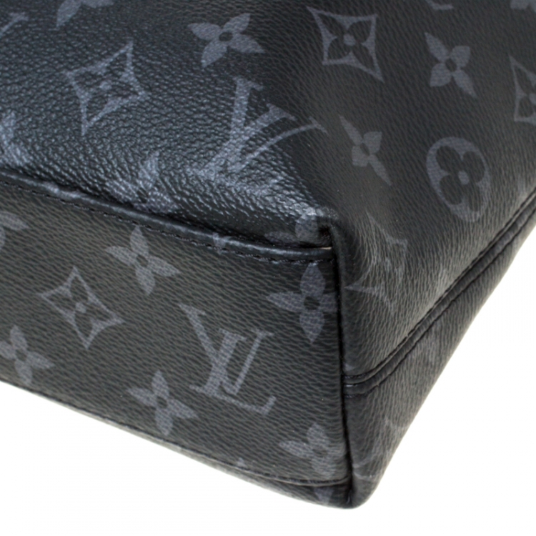 Pre Owned Louis Vuitton Eclipse Monogram Canvas Briefcase 