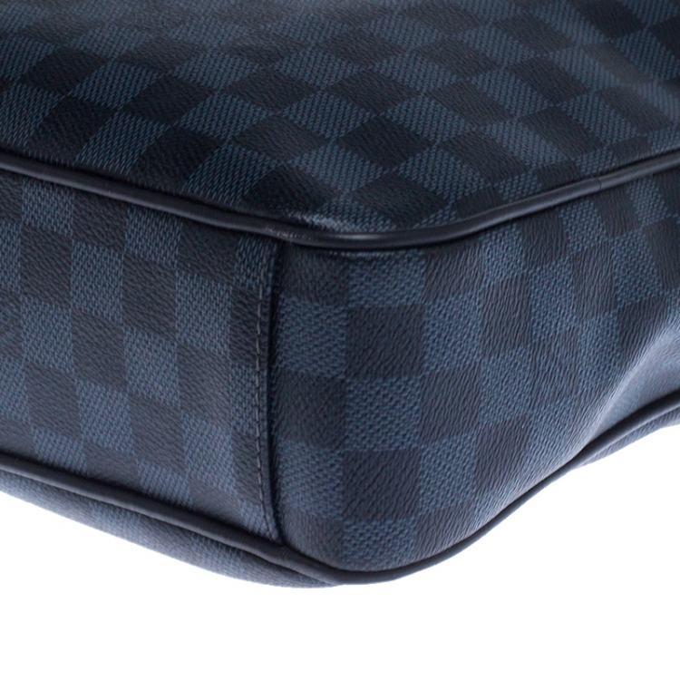 Pre Owned Louis Vuitton Damier Cobalt Canvas Porte-Documents Business Briefcase                