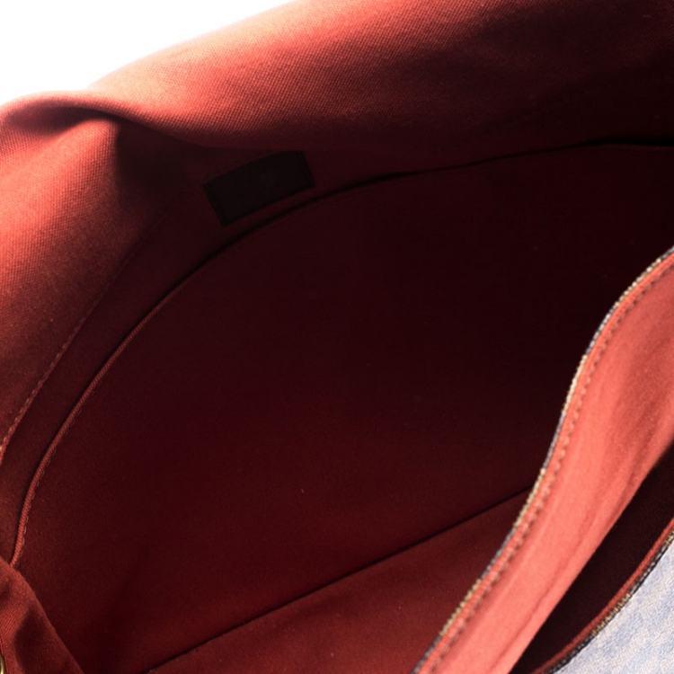 Pre Owned Louis Vuitton Damier Ebene Canvas Bastille Messenger Bag