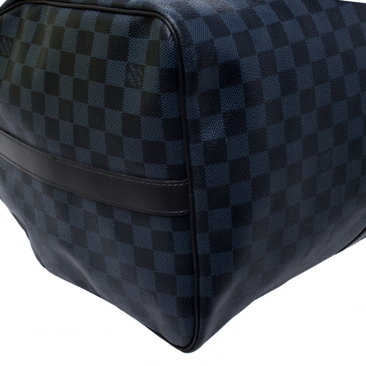 Pre Owned Louis Vuitton Damier Graphite Canvas Keepall Bandouliere 55 Bag