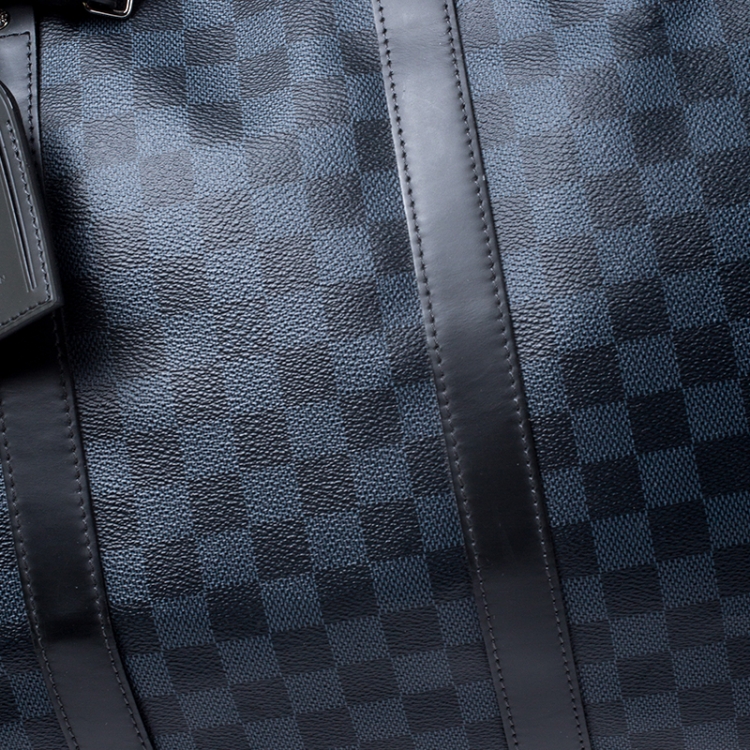 Pre Owned Louis Vuitton Damier Graphite Canvas Keepall Bandouliere 55 Bag