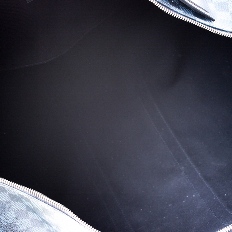 Pre Owned Louis Vuitton Damier Graphite Canvas Keepall Bandouliere 55 Bag