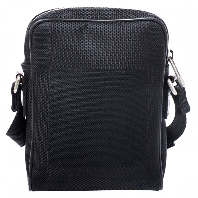 Pre Owned Louis Vuitton Black Geant Canvas Compagnon Messenger Bag