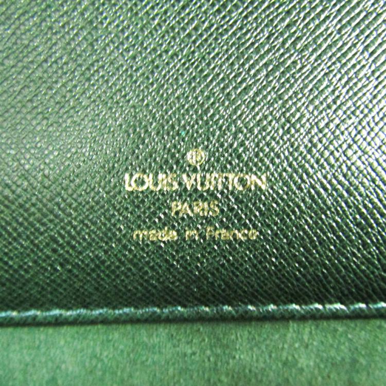 Pre Owned Louis Vuitton Episea Taiga Leather Serviette Kourad Briefcase