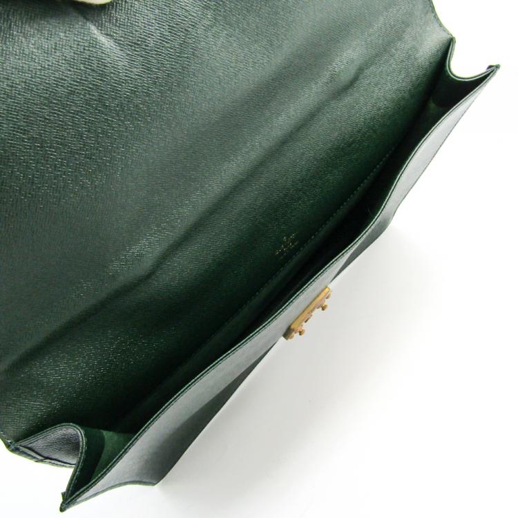 Pre Owned Louis Vuitton Episea Taiga Leather Serviette Kourad Briefcase