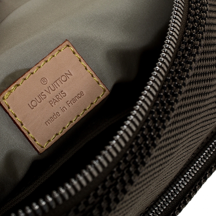 Pre Owned Louis Vuitton Terre Damier Geant Canvas Vertical Messenger Bag