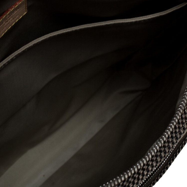 Pre Owned Louis Vuitton Terre Damier Geant Canvas Vertical Messenger Bag