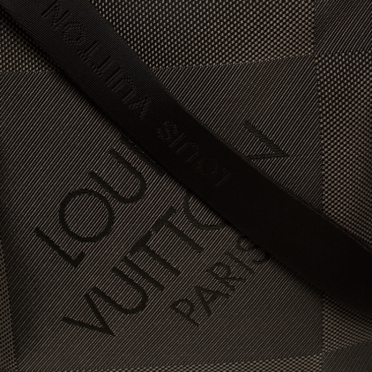 Pre Owned Louis Vuitton Terre Damier Geant Canvas Vertical Messenger Bag