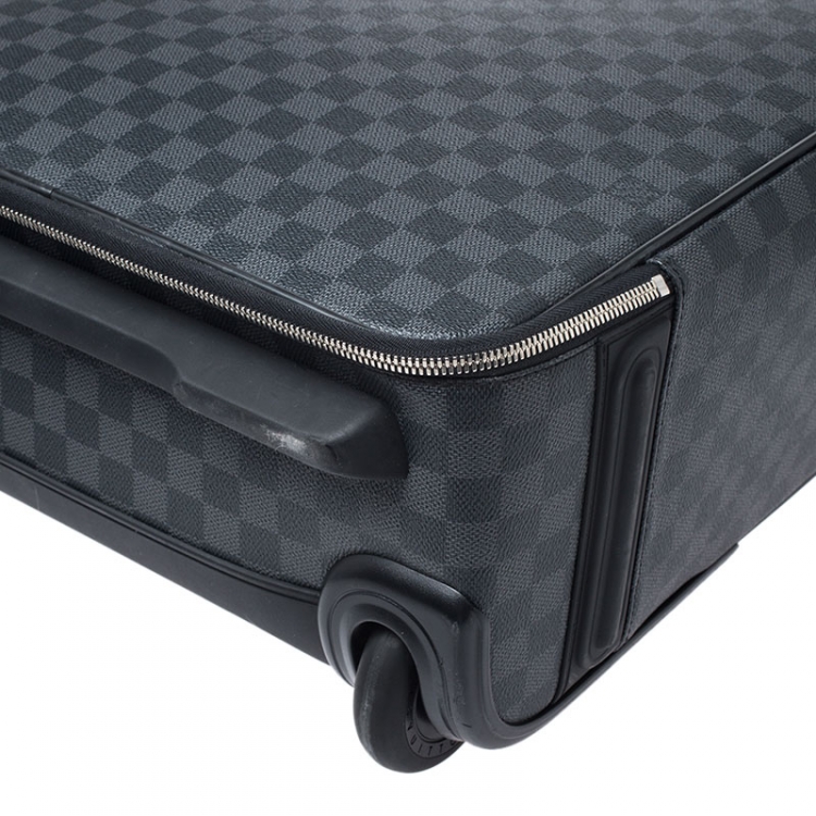 Pre Owned Louis Vuitton Damier Graphite Canvas Pegase 55 Luggage